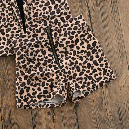 Leopard print suit for children - HEPSIBAH SHOP