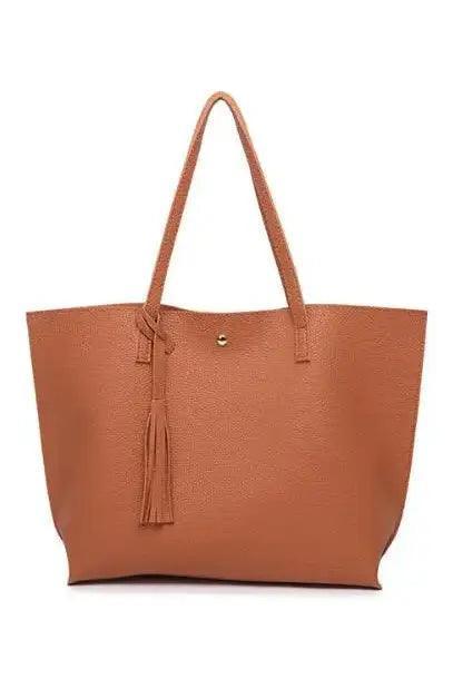 Tassel Handbags Woman PU Leather - HEPSIBAH SHOP