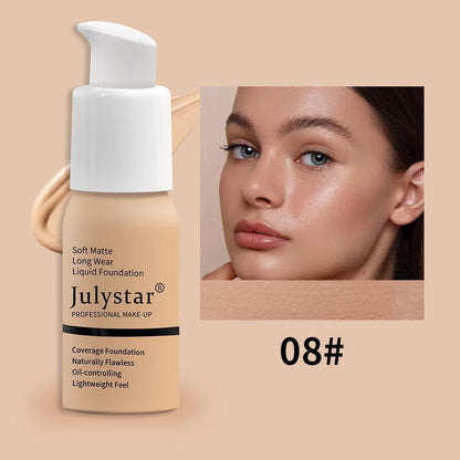 Waterproof Lasting Non Take Off Makeup Concealer Liquid Foundation Beauty Makeup - HEPSIBAH SHOP