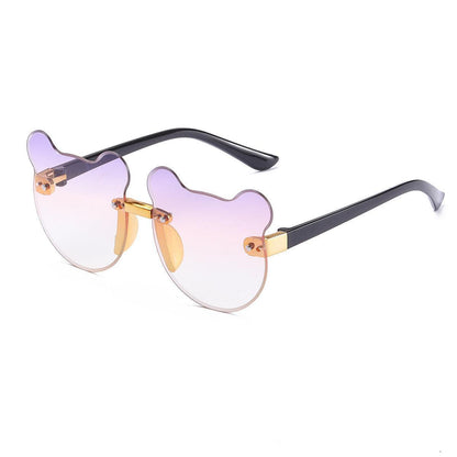 Cat Ear Kids Sunglasses Frameless Shape - HEPSIBAH SHOP