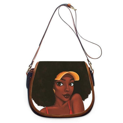 African Pu women's One Shoulder Messenger Bag - HEPSIBAH SHOP