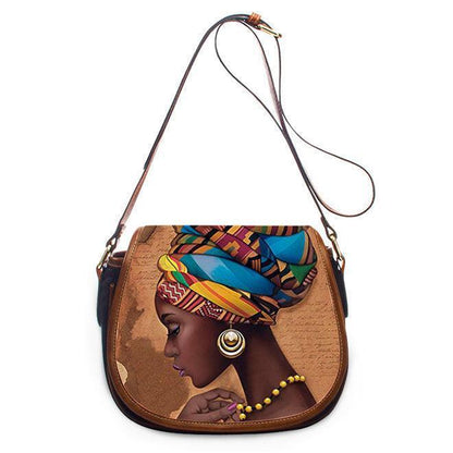 African Pu women's One Shoulder Messenger Bag - HEPSIBAH SHOP