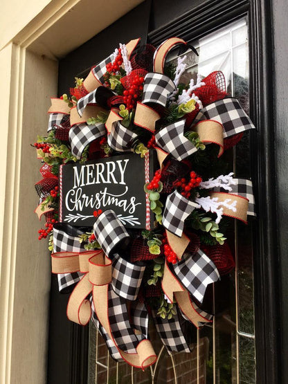 Christmas Bow Garland - HEPSIBAH SHOP