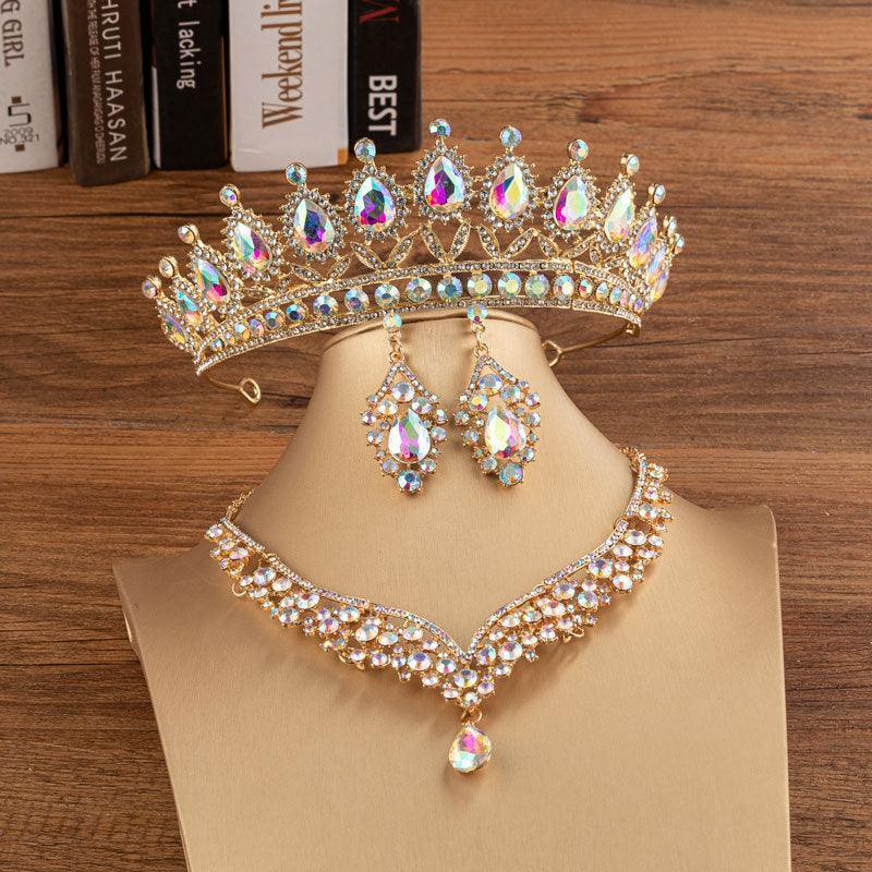 Wedding Bridal Alloy Diamond Crown - HEPSIBAH SHOP