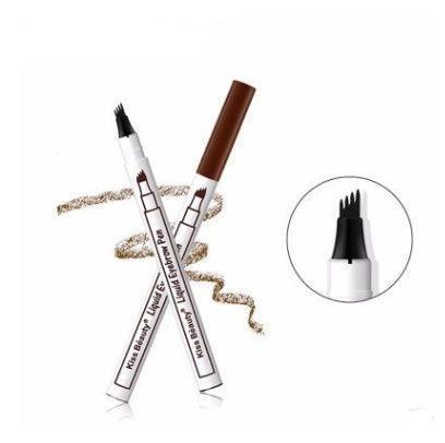 Waterproof Natural Eyebrow Pen Four-claw Eye Brow Tint Fork Tip Eyebrow Tattoo Pencil - HEPSIBAH SHOP