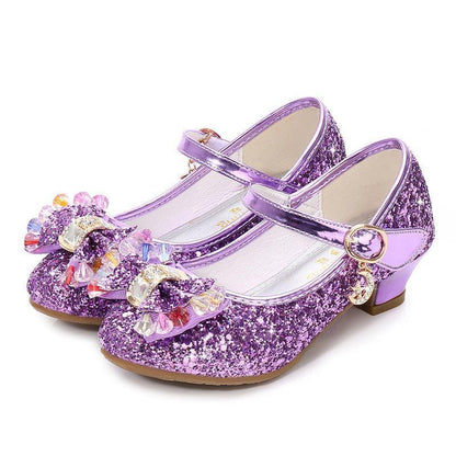 Girls princess leather shoes - HEPSIBAH SHOP