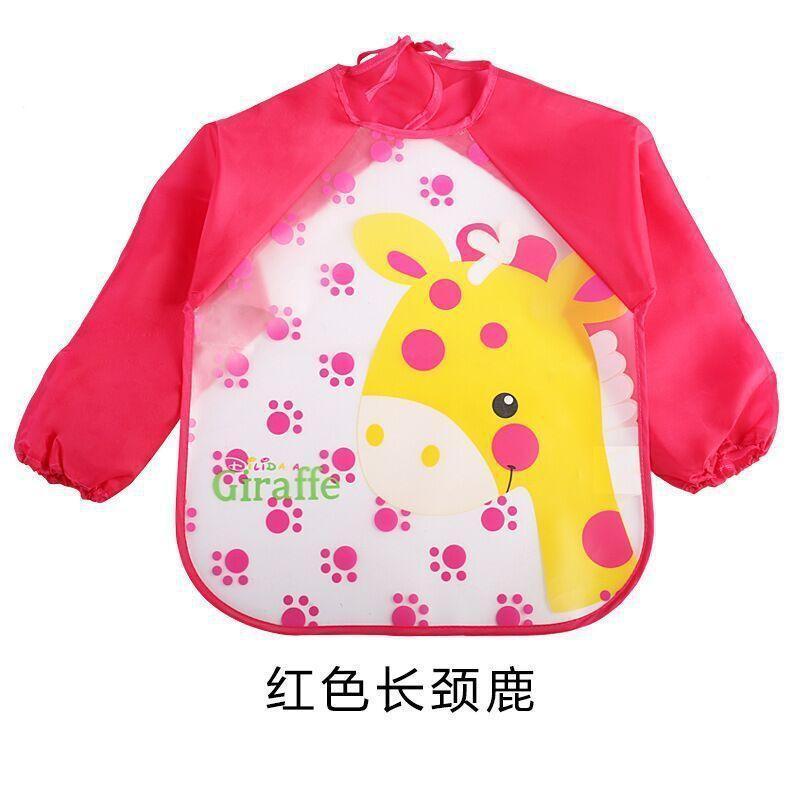 Children's Gown Long Sleeve Kids Waterproof Meal Baby Apron Painting Clothes Bib Protective Clothing - HEPSIBAH SHOP