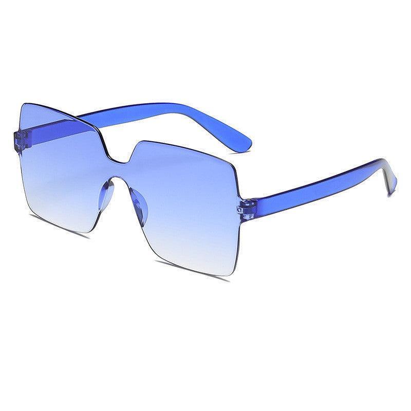 Frameless Siamese Transparent Sunglasses - HEPSIBAH SHOP