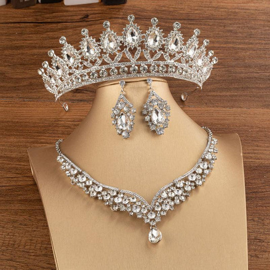 Wedding Bridal Alloy Diamond Crown - HEPSIBAH SHOP