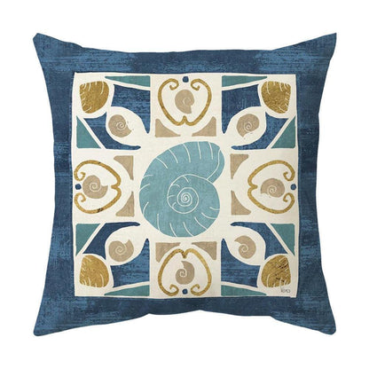 Blue Theme Simple Pattern Printed Pillowcase