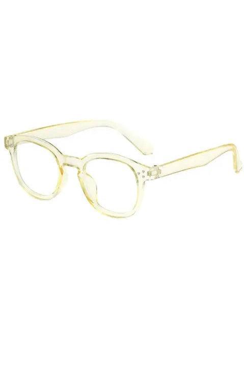 Retro Unisex Jelly Face Slimming Glasses Frame - HEPSIBAH SHOP