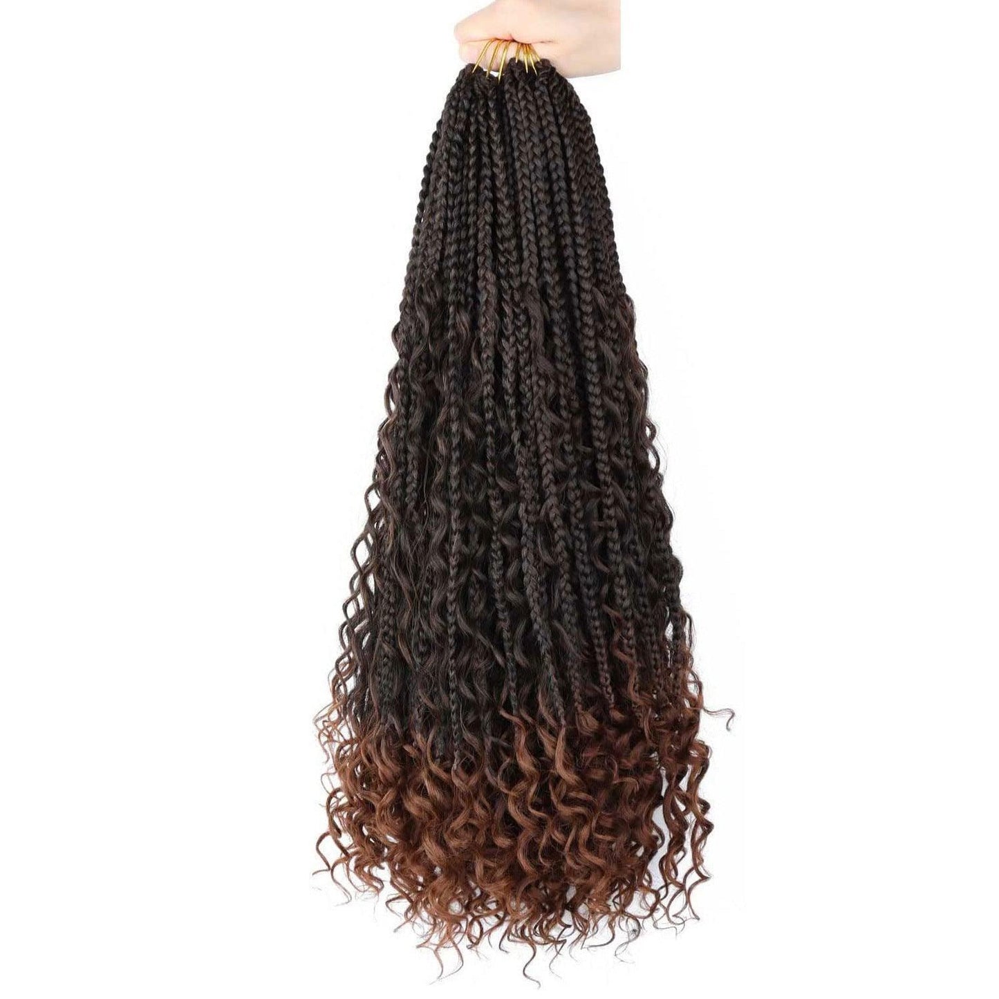 Chemical Fiber Hair Three-strand African Braid Crochet Hair - HEPSIBAH SHOP