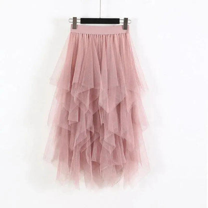 Fashion Spring Party Skirt Elastic High Waist - HEPSIBAH SHOP