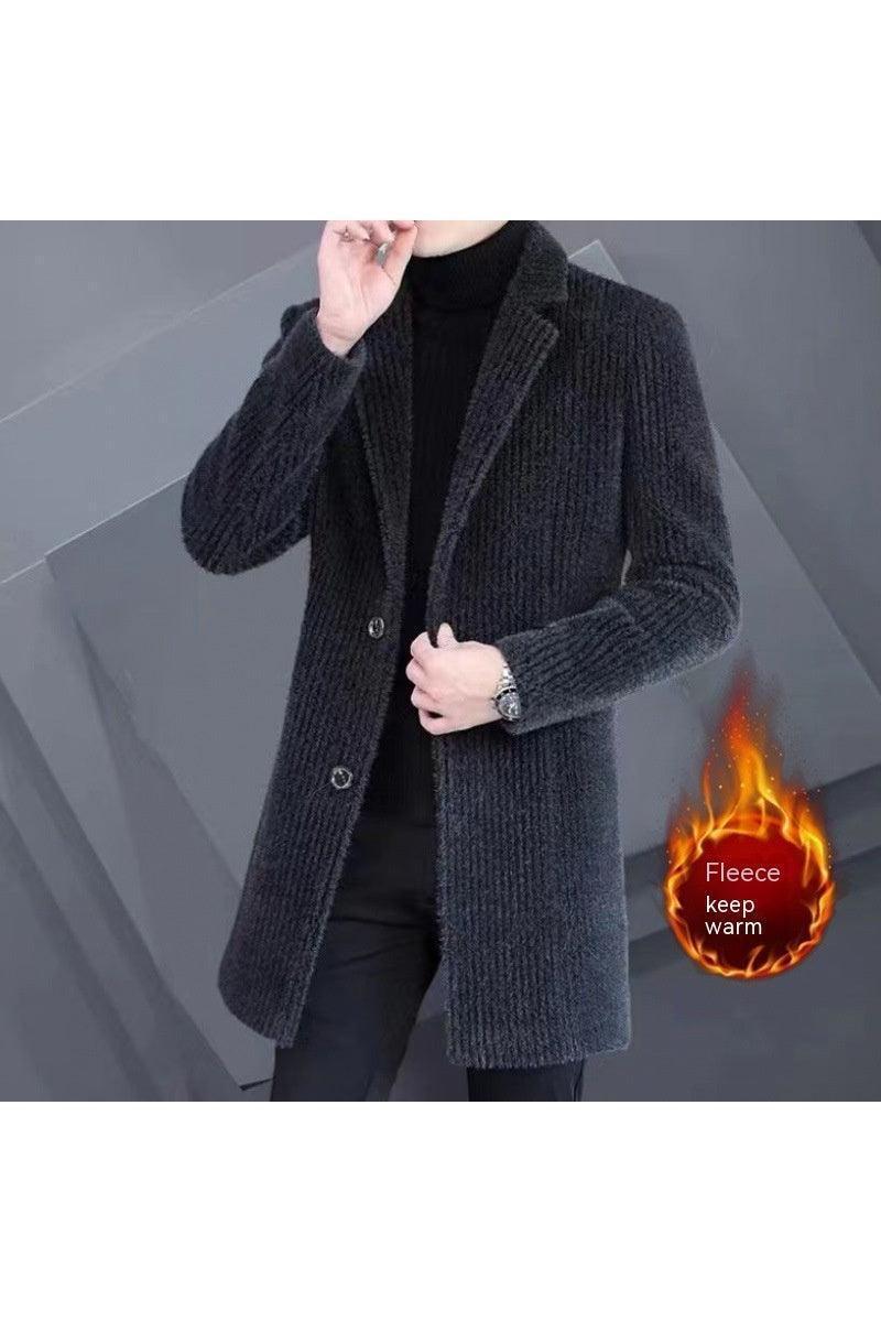 Men's Duster Slim-fit Woolen Coat - HEPSIBAH SHOP