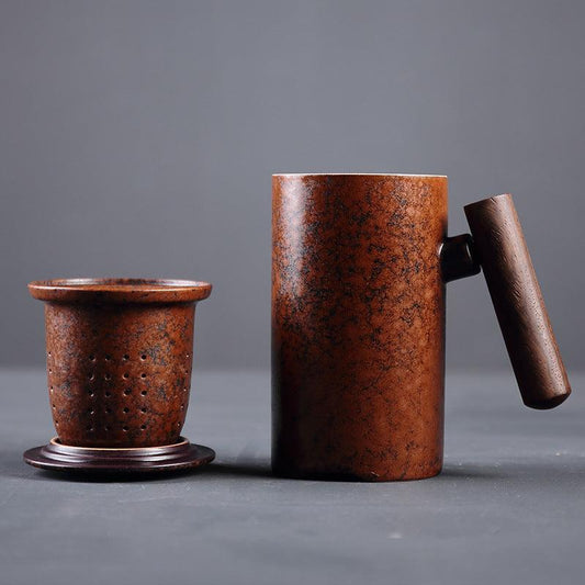 Commercial Japanese Mugs With Wooden Handles