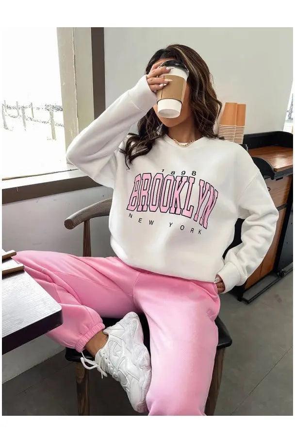 Women's Sweater Suit Hoodie Two-piece - HEPSIBAH SHOP