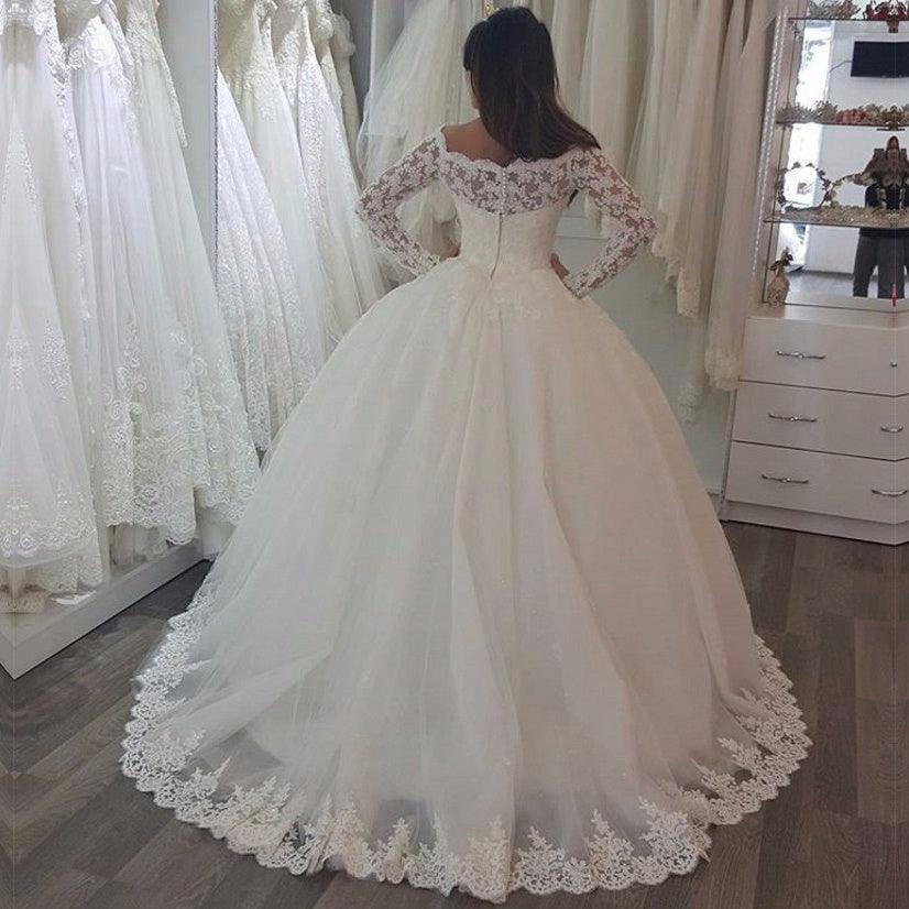 Elegant Ladies Wedding Gown Bridal Dress - HEPSIBAH SHOP