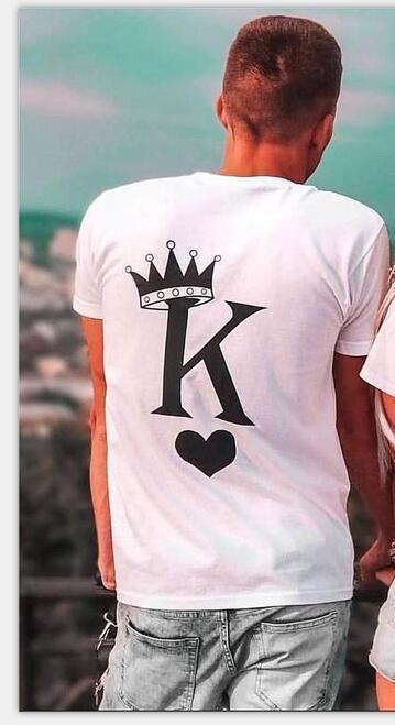 Couple's Love Crown T-shirt - HEPSIBAH SHOP