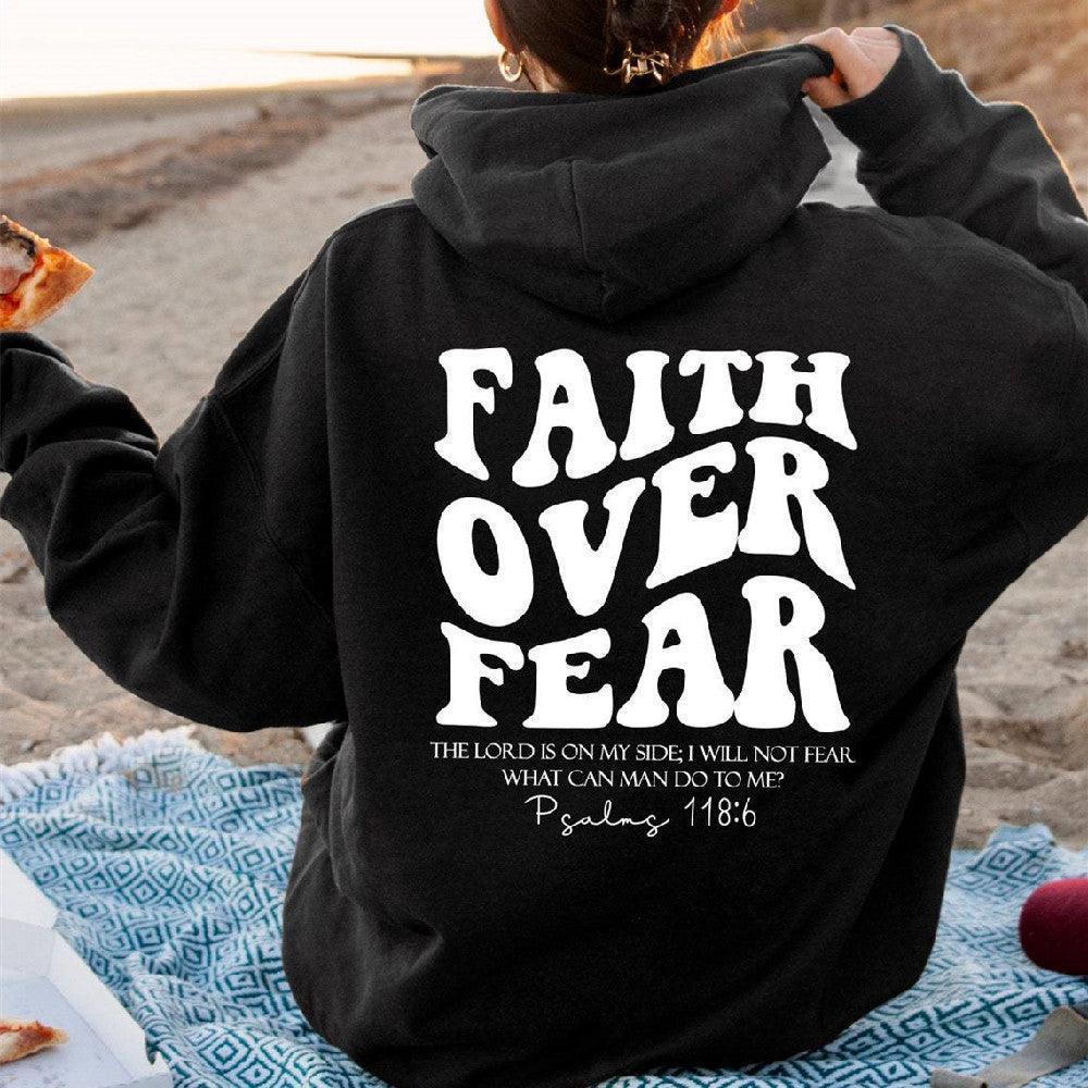 Faith Over Fear Christian Sweatshirt - HEPSIBAH SHOP