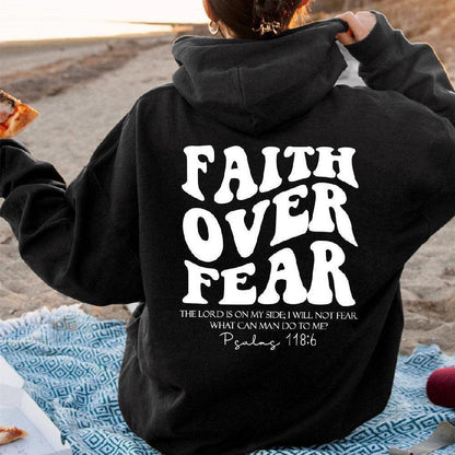 Faith Over Fear Christian Sweatshirt - HEPSIBAH SHOP