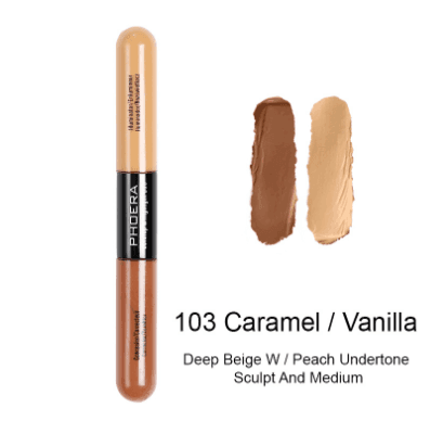 Double Heads Any Skin Type Natural Color Brightening Liquid Concealer - HEPSIBAH SHOP