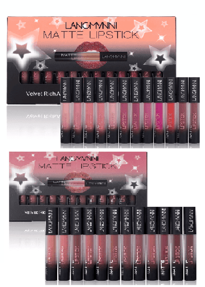 Matte Lipstick Waterproof Long-lasting - HEPSIBAH SHOP