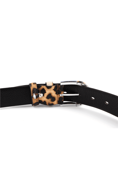 Women's Leopard Leather Belt - HEPSIBAH SHOP