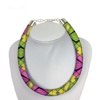 Geometric Women's African Ethnic Necklace - HEPSIBAH SHOP