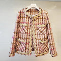 Small fragrant tweed short coat - HEPSIBAH SHOP