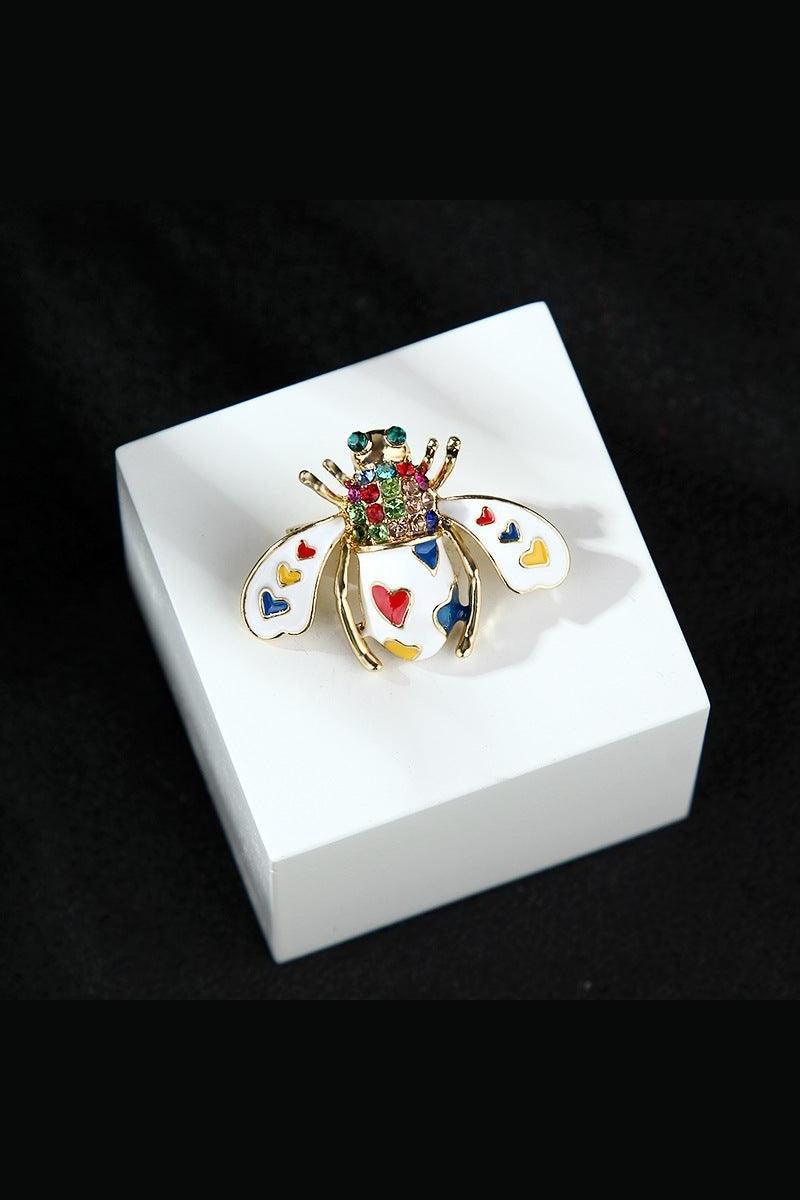 Dripping Love Bee Brooch - HEPSIBAH SHOP