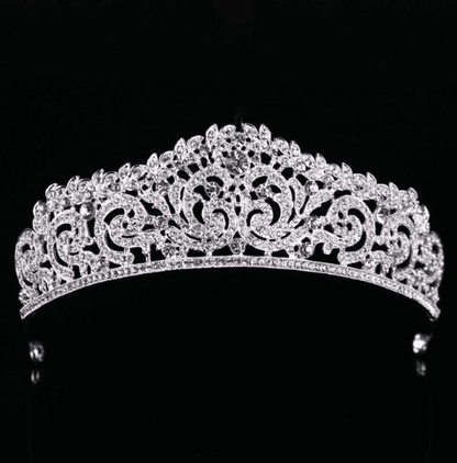 Baroque Luxury Crystal Bridal Crown Tiara - HEPSIBAH SHOP