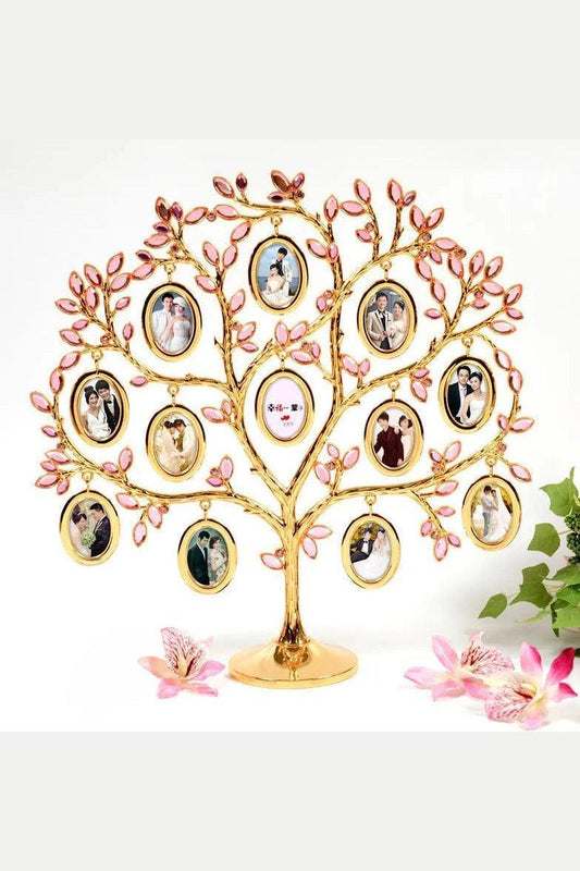 Rhinestone Family Tree Photo Frame - HEPSIBAH SHOP