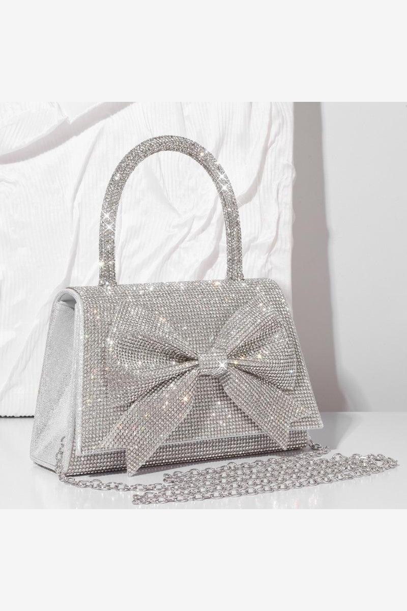 New Light Luxury Full Diamond Bow Handbag - HEPSIBAH SHOP