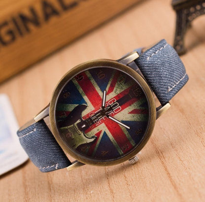 UK Flag Wrist Watch - HEPSIBAH SHOP