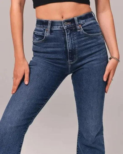 Women's Fashion Casual Solid Color Jeans - HEPSIBAH SHOP