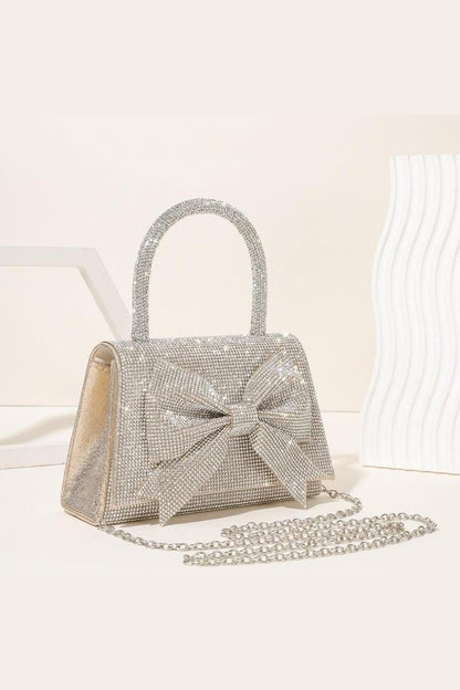 New Light Luxury Full Diamond Bow Handbag - HEPSIBAH SHOP