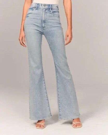 Women's Fashion Casual Solid Color Jeans - HEPSIBAH SHOP