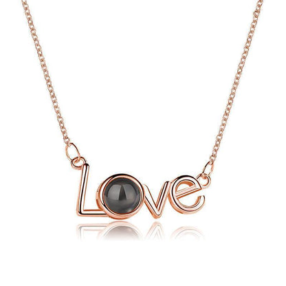 LOVE Projection Necklace - HEPSIBAH SHOP