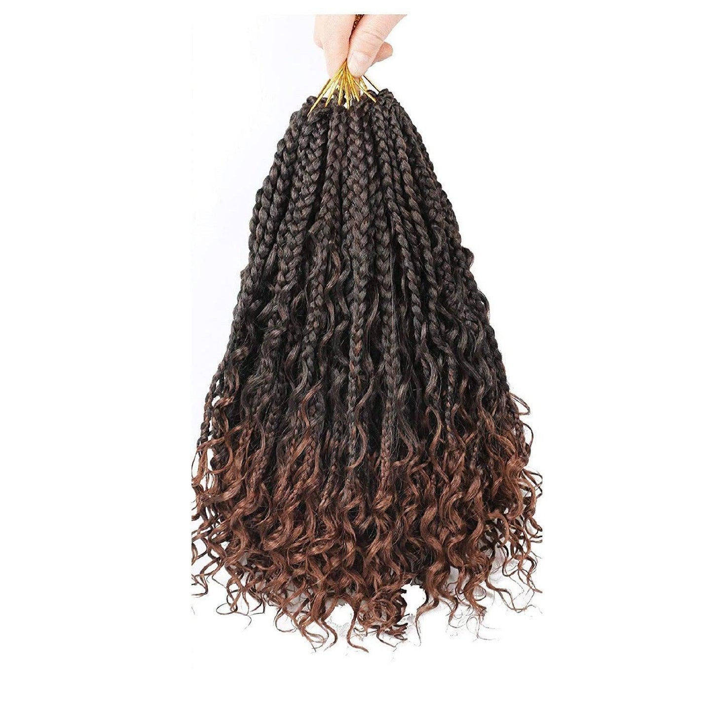 Chemical Fiber Hair Three-strand African Braid Crochet Hair - HEPSIBAH SHOP