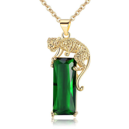 Gold Leopard Pendant - HEPSIBAH SHOP