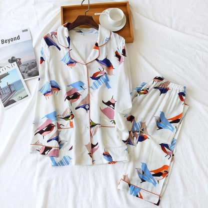 Simple style pajamas suit