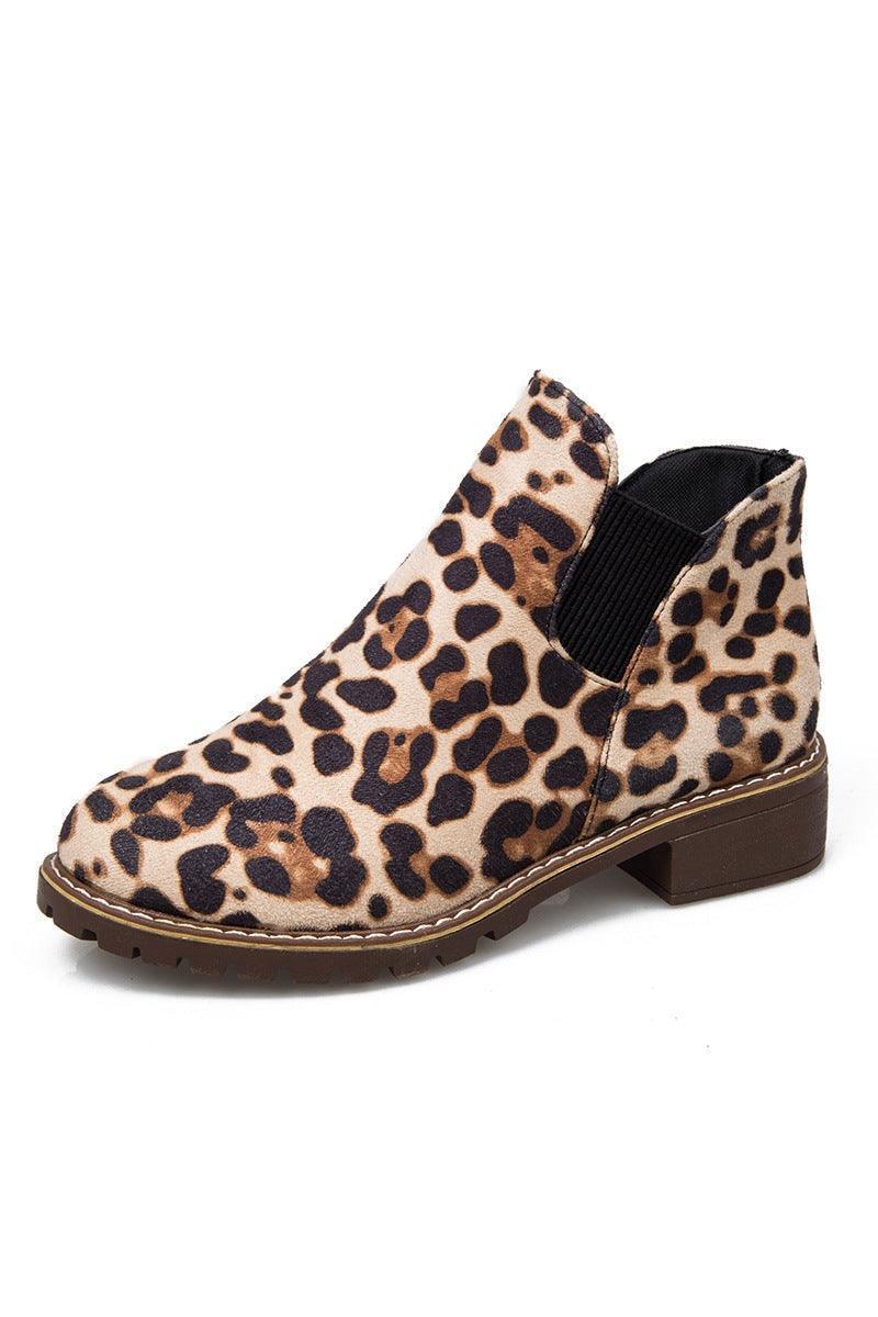 Leopard print elastic women's shoes - HEPSIBAH SHOP