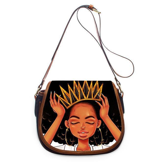 African Pu women's One Shoulder Messenger Bag - HEPSIBAH SHOP