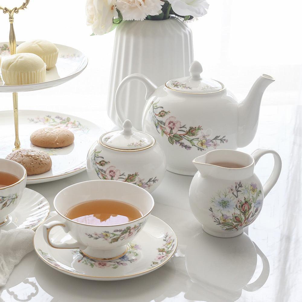 High-end British fine bone China tea set - HEPSIBAH SHOP