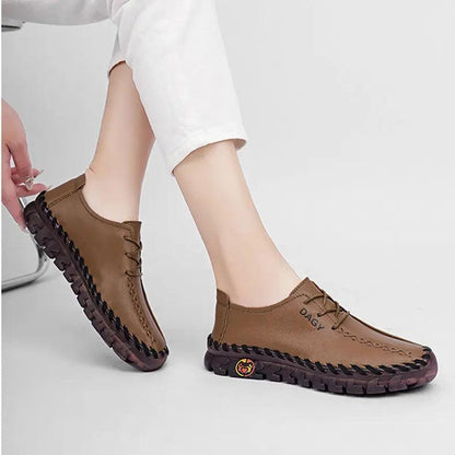 Women Loafers Shoes Soft Leather Flats - HEPSIBAH SHOP