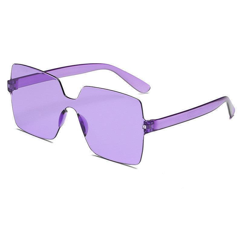 Frameless Siamese Transparent Sunglasses - HEPSIBAH SHOP