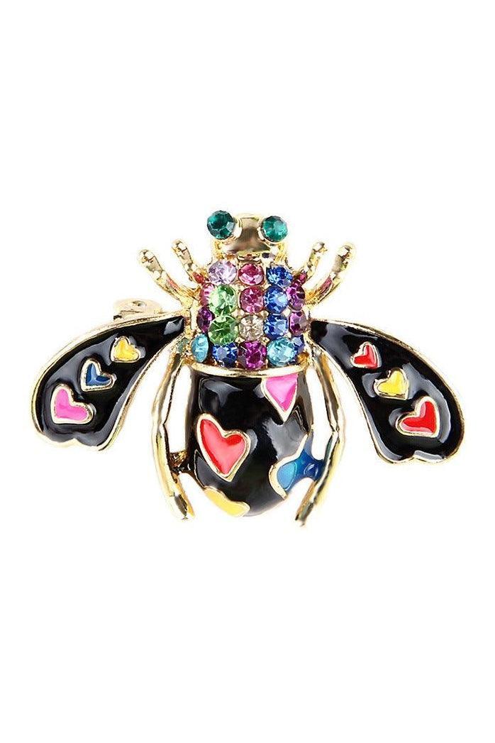 Dripping Love Bee Brooch - HEPSIBAH SHOP