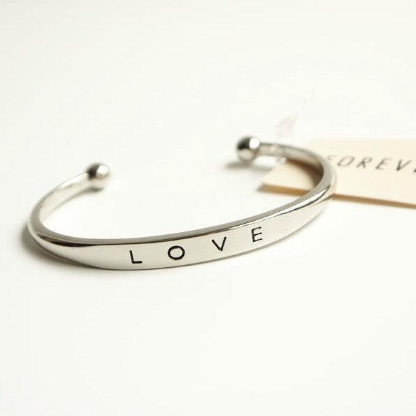 Love alloy bracelet - HEPSIBAH SHOP