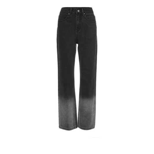 Gradient Contrasting Smoke Grey Love Jeans - HEPSIBAH SHOP