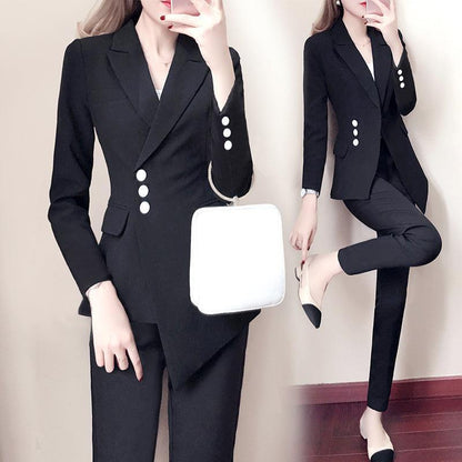 Women white Slim Pant Suits - HEPSIBAH SHOP